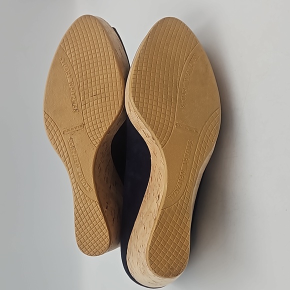 Stuart Weitzman Peep Toe Wedges - Picture 6 of 7